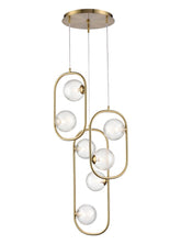 Franklite, Trapeze 7Lt Stairwell Pendant